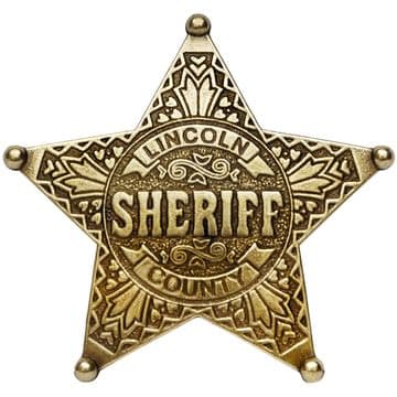 Lincoln County Sheriff Badge