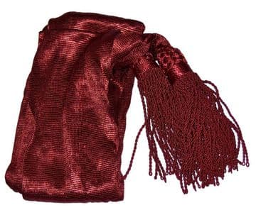 Maroon Officers Silk Sash