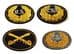 OFFICERS DELUXE SEWN INSIGNIA BADGES