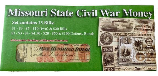 Replica Missouri  State Paper Money