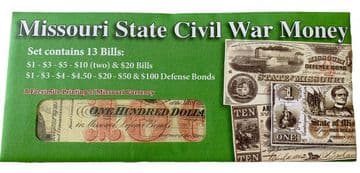 Replica Missouri State Paper Money
