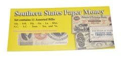 Replica Southern States Paper Money Set