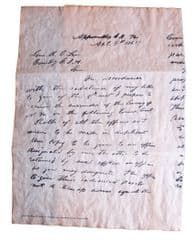 Ulysses S. Grants Letter To Robert E. Lee 1865