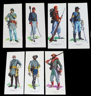 Uniforms Of The Confederacy Prints Set