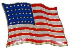 Union 35 Star National Flag Badge