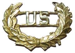 Union U.S Laurel Leaves Officers Insignia Badge