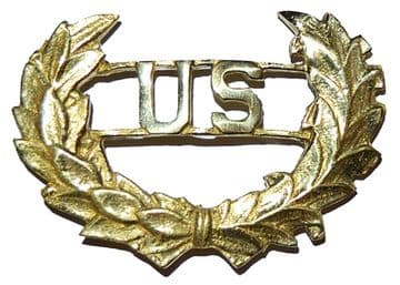 Union U.S Laurel Leaves Officers Insignia Badge