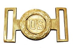 US Union Plate & Spoon Belt Buckle