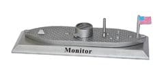 USS Monitor Metal Model Ship