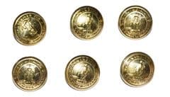 Virginia State Confederate Large Frock Coat Or Shell Jacket  Buttons x 6