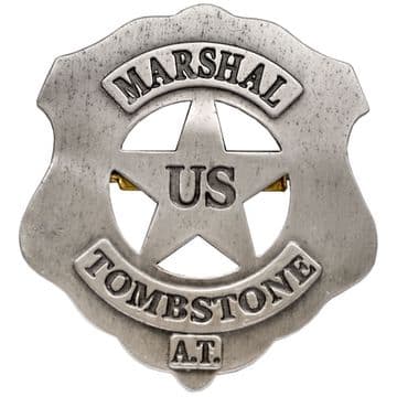Wyatt Earp Tombstone US Marshal Badge
