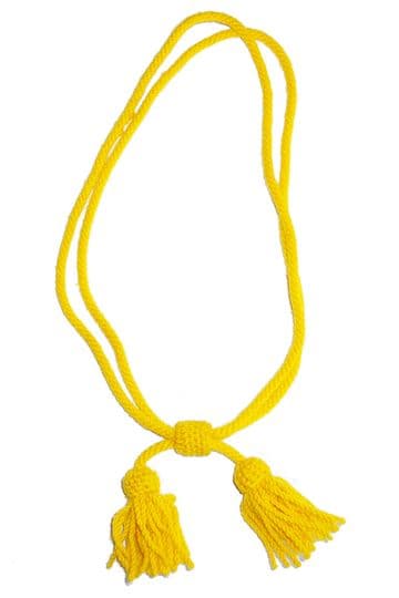 Yellow Cavalry Wool Hat Cord