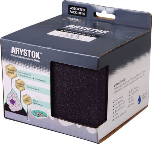 Axus AXU/ABOFM10 Arystox Ceramic Oxide Abrasive Flexi Pads Pack of 10