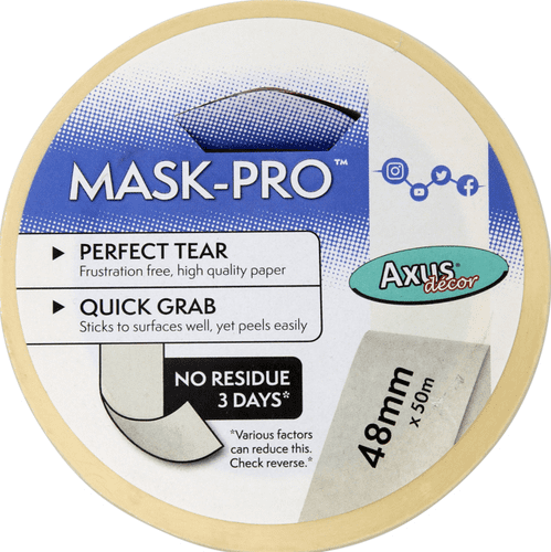 Axus AXU/ MT348 Mask-Pro 48mm Painter's Tape Roll