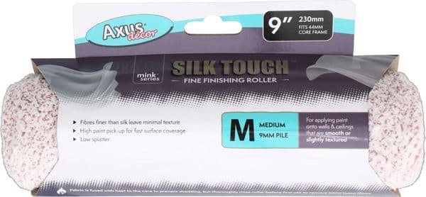 Axus Décor Rough Surface Plus Mini Roller Sleeve - Grey (Pack Of 2) AXU/RG4XL2