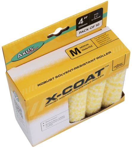 Axus AXU/RY410 X-Coat Solvent-Resistant Roller Pack of 10