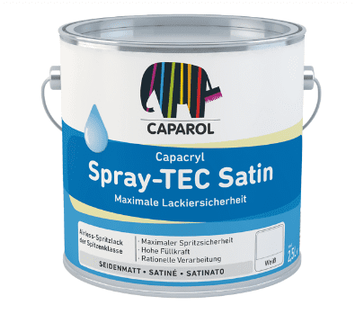 Caparol Capacryl Spray-TEC Satin Mixed to Colour 2.5lt