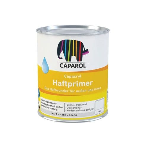 Caparol Haftprimer Waterbased Adhesion Primer White 0.75lt