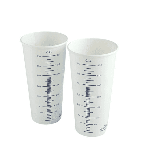 Fast Mover Card Paint Mixing Cups 600ml Pack of 50