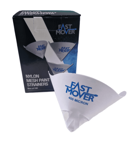 Fast Mover Paper Paint Strainer With Nylon Mesh Pkt 100