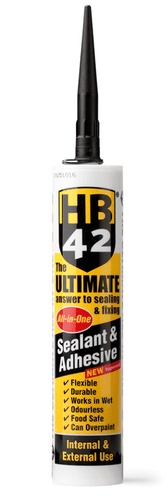 HB42 ‘All-in-One‘ Adhesive & Sealant RAL 7016 Anthracite Grey
