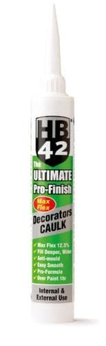 HB42 Ultimate Pro-Finish Decorators Caulk White 380ml