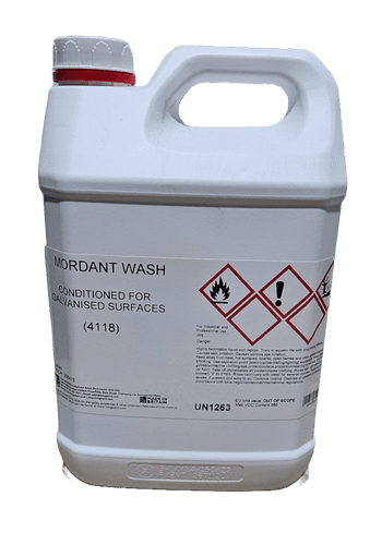HMG Mordant T Wash Etching Solution for Galvanised 5lt