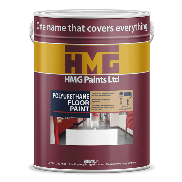 HMG Polyurethane Semi-Gloss Floor Paint BS/00A05 Goose Grey 5lt