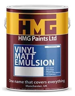 HMG Vinyl Matt Emulsion mixed to colour of your choice 2.5lt