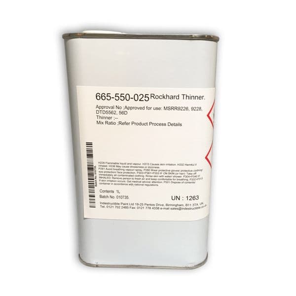 Indestructible 665-550-025 Rockhard Thinner 5lt