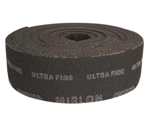 Mirka Mirlon 100mm Wide Grey Non Woven "Scotch" 10mt Roll