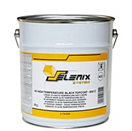 PPG Selemix 2.776.0600 High Temperature Resistant Black 600 Degrees Celcius 4kg