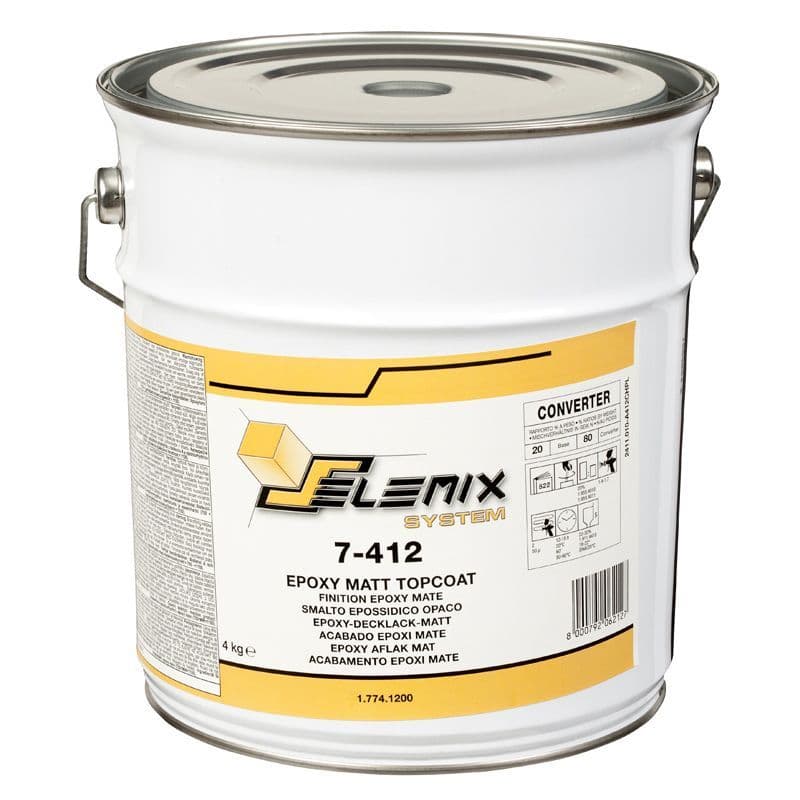 PPG Selemix 7412 Matt 2K Epoxy Topcoat Binder 4kg