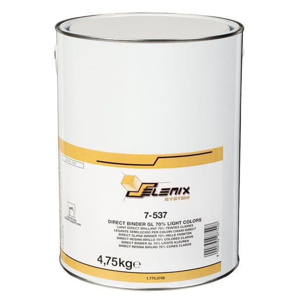 PPG Selemix 7-537 70% Gloss 2K Direct Finish Topcoat Binder Lighter Colours 4.75kg