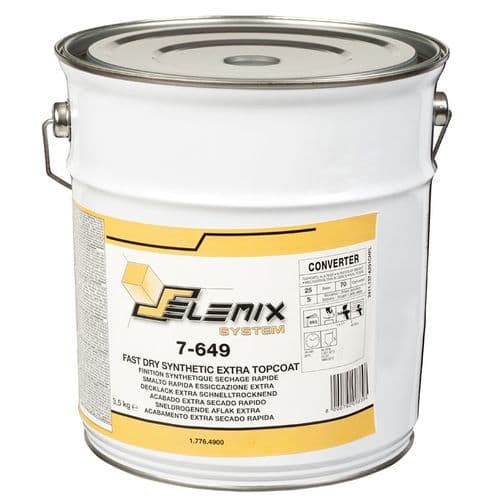 PPG Selemix 7-649 Gloss 1K Fast Dry Synthetic Extra Topcoat Binder 3.5kg