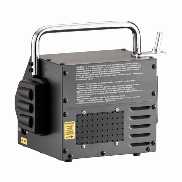 QTech5 5-Stage HVLP Turbine C/W Q75G Gravity Spray Gun & Spares 110v version