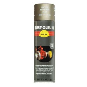 Rustoleum 2116 Hard Hat Metallic Stainless Steel Aerosol 500ml