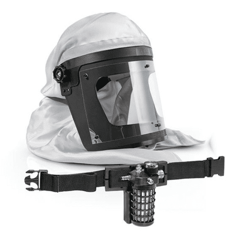 Sata Vision 2000 Air Fed Mask C/W Storage Box, Belt Unit & Air Regulation valve 1108936