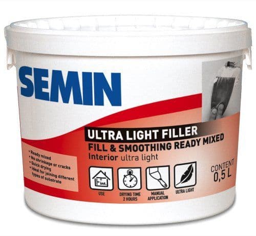 Semin Ultra Light Filler White 0.5lt