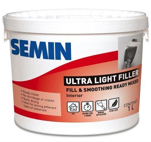 Semin Ultra Light Filler White 1lt