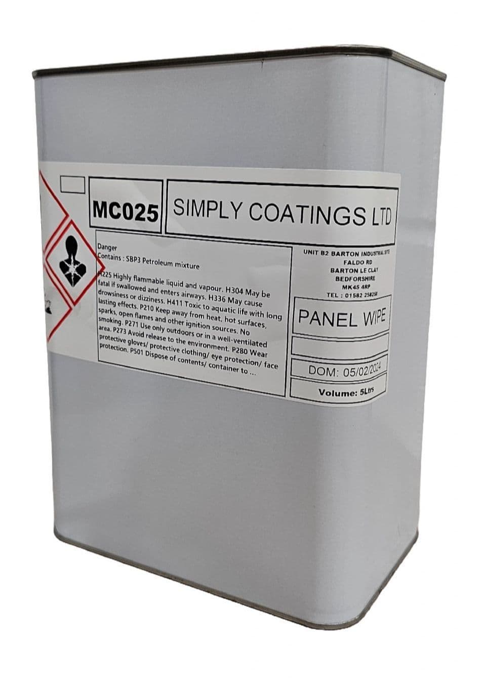 Simply Coatings Panel Wipe Degreaser 5lt