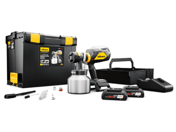 Wagner Finish Control 4000 18v Fine Spray Cordless Spray unit C/W Battery kit