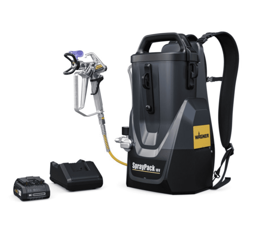 Wagner SprayPack 18v Cordless Airless Sprayer C/W Bosch Battery kit & FREE Flex Twist-Z Joint