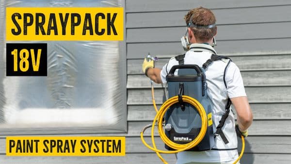 Wagner SprayPack 18v Cordless Airless Sprayer C/W Bosch Battery kit & FREE Flex Twist-Z Joint