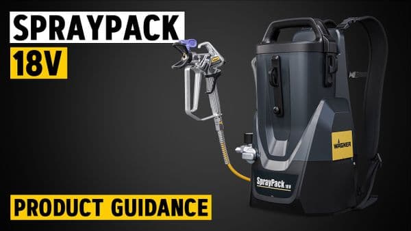 Wagner SprayPack 18v Cordless Airless Sprayer C/W Bosch Battery kit & FREE Flex Twist-Z Joint