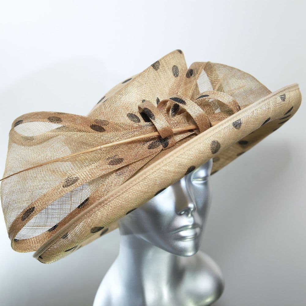 Black and online gold wedding hats