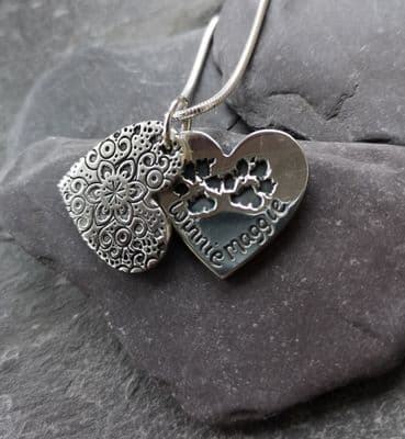 Hidden Heart Pendant (Paws)