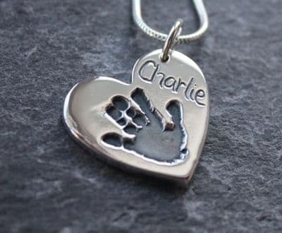 Large Hand and Footprint Charms
