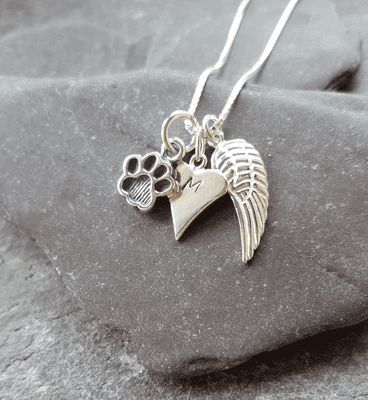 Precious pawprint necklace