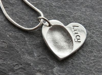 Regular Fingerprint Charm Pendant